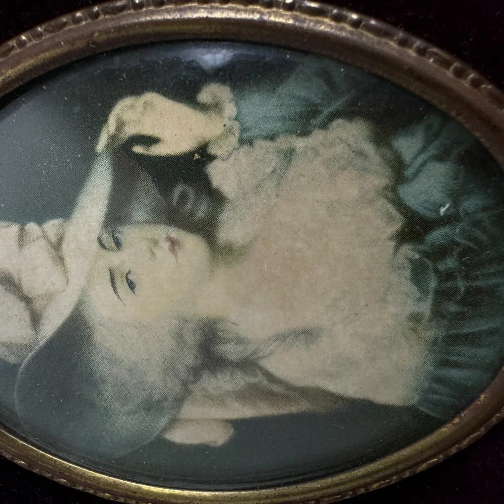 Cameo Elizabeth Duchess of Devonshire by Sir Joshua Reynolds Vintage